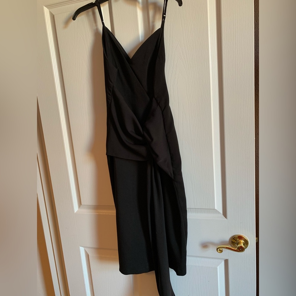 DO+BE black midi cocktail dress. Size medium.